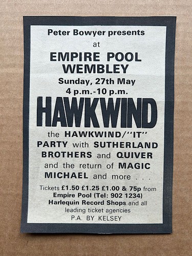 Hawkwind empire pool wembley - hawkwind,